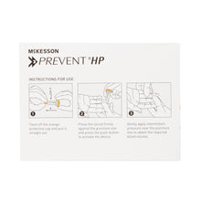 Load image into Gallery viewer, Lancet McKesson Prevent® Fixed Depth Lancet Needle 1.0 mm Depth 28 Gauge Push Button Activated