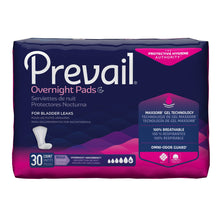 Load image into Gallery viewer, Bladder Control Pad Prevail® Daily Pads Overnight 16 Inch Length Heavy Absorbency Polymer Core One Size Fits Most Adult Female Disposable
