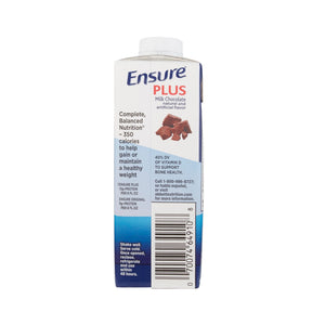 Oral Supplement Ensure® Plus Chocolate Flavor Ready to Use 8 oz. Carton