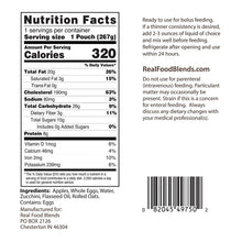 Load image into Gallery viewer, Tube Feeding Formula Real Food Blends™ 9.4 oz. Pouch Ready to Use Eggs / Apples / Oats Adult / Child