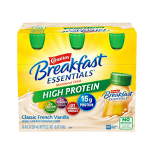 Load image into Gallery viewer, Oral Supplement Carnation® Breakfast Essentials® High Protein French Vanilla Flavor Ready to Use 8 oz. Bottle
