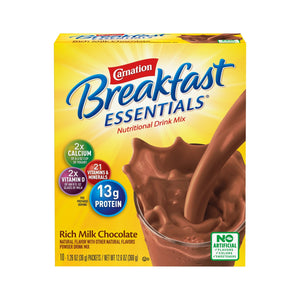 Oral Supplement Carnation® Breakfast Essentials® Rich Milk Chocolate Flavor Powder 1.26 oz. Individual Packet