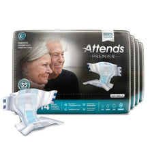 Load image into Gallery viewer, Unisex Adult Incontinence Brief Attends® Premier Medium Disposable Heavy Absorbency