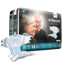 Load image into Gallery viewer,  Unisex Adult Incontinence Brief Attends® Premier Large Disposable Heavy Absorbency