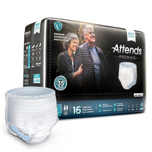 Load image into Gallery viewer, Unisex Adult Absorbent Underwear Attends® Premier Pull On with Tear Away Seams Large Disposable Heavy Absorbency