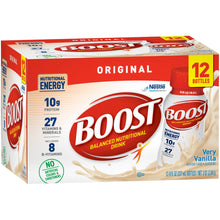 Load image into Gallery viewer, Oral Supplement Boost® Original Very Vanilla Flavor Ready to Use 8 oz. Bottle
