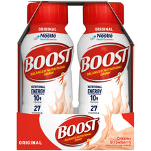 Load image into Gallery viewer, Oral Supplement Boost® Original Creamy Strawberry Flavor Ready to Use 8 oz. Bottle