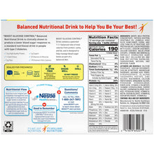 Load image into Gallery viewer, Oral Supplement Boost® Glucose Control® Chocolate Sensation Flavor Ready to Use 8 oz. Bottle