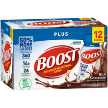 Load image into Gallery viewer, Oral Supplement Boost® Plus® Rich Chocolate Flavor Ready to Use 8 oz. Bottle