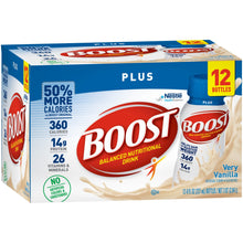Load image into Gallery viewer, Oral Supplement Boost® Plus® Very Vanilla Flavor Ready to Use 8 oz. Bottle