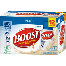 Load image into Gallery viewer, Oral Supplement Boost® Plus® Very Vanilla Flavor Ready to Use 8 oz. Bottle