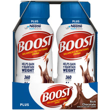 Load image into Gallery viewer, Oral Supplement Boost® Plus® Rich Chocolate Flavor Ready to Use 8 oz. Bottle