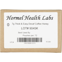 Load image into Gallery viewer, Thickened Decaffeinated Beverage Thick & Easy® 7 Gram Individual Packet Coffee Flavor Ready to Mix Honey Consistency