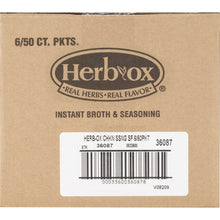 Load image into Gallery viewer, Sodium Free Instant Broth Herb-Ox® Chicken Flavor Bouillon Ready to Use 8 oz. Individual Packet