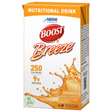 Load image into Gallery viewer, Oral Supplement Boost® Breeze® Orange Flavor Ready to Use 8 oz. Carton