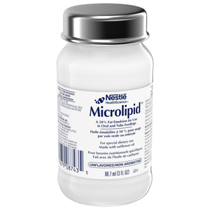 Oral Supplement Microlipid™ Unflavored Ready to Use 3 oz. Bottle