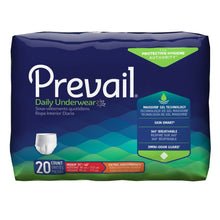 Load image into Gallery viewer, Unisex Adult Absorbent Underwear Prevail® Daily Underwear Pull On with Tear Away Seams Medium Disposable Moderate Absorbency