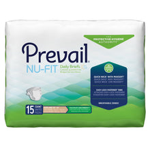 Load image into Gallery viewer,  Unisex Adult Incontinence Brief Prevail® Nu-Fit® X-Large Disposable Heavy Absorbency 
