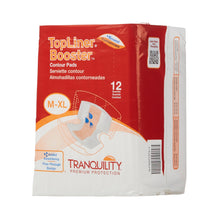 Load image into Gallery viewer, Incontinence Booster Pad Tranquility® Top Liner® Booster 13-1/2 X 21-1/2 Inch Heavy Absorbency Polymer Core One Size Fits Most Adult Unisex Disposable