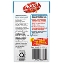 Load image into Gallery viewer, Oral Supplement Boost® Glucose Control® Vanilla Flavor Ready to Use 8 oz. Tetra Brik