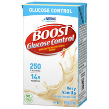 Load image into Gallery viewer, Oral Supplement Boost® Glucose Control® Vanilla Flavor Ready to Use 8 oz. Tetra Brik