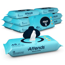 Load image into Gallery viewer, Personal Wipe Attends® Soft Pack Aloe / Vitamin E Scented 48 Count