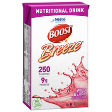 Load image into Gallery viewer, Oral Supplement Boost® Breeze® Wild Berry Flavor Ready to Use 8 oz. Carton