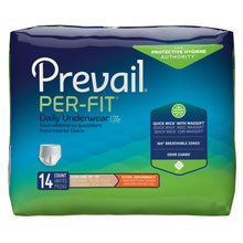 Load image into Gallery viewer, Unisex Adult Absorbent Underwear Prevail® Per-Fit® Pull On with Tear Away Seams X-Large Disposable Heavy Absorbency