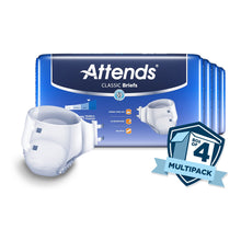 Load image into Gallery viewer,  Unisex Adult Incontinence Brief Attends® Classic Medium Disposable Heavy Absorbency