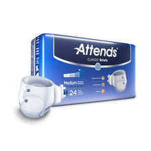 Load image into Gallery viewer,  Unisex Adult Incontinence Brief Attends® Classic Medium Disposable Heavy Absorbency