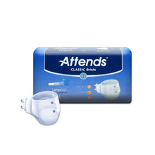 Load image into Gallery viewer,  Unisex Adult Incontinence Brief Attends® Classic Large Disposable Heavy Absorbency