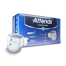 Load image into Gallery viewer,  Unisex Adult Incontinence Brief Attends® Classic Large Disposable Heavy Absorbency