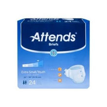 Load image into Gallery viewer,  Unisex Youth Incontinence Brief Attends® X-Small Disposable Heavy Absorbency