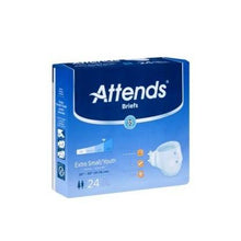 Load image into Gallery viewer,  Unisex Youth Incontinence Brief Attends® X-Small Disposable Heavy Absorbency