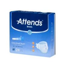 Load image into Gallery viewer,  Unisex Youth Incontinence Brief Attends® X-Small Disposable Heavy Absorbency
