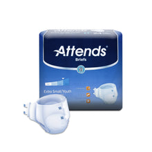 Load image into Gallery viewer,  Unisex Youth Incontinence Brief Attends® X-Small Disposable Heavy Absorbency
