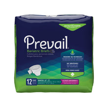 Load image into Gallery viewer,  Unisex Adult Incontinence Brief Prevail® Bariatric Size A Disposable Heavy Absorbency