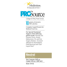Load image into Gallery viewer, Protein Supplement ProSource™ Unflavored 30 oz. Bottle Ready to Use