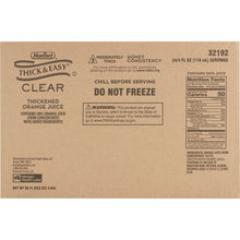 Load image into Gallery viewer, Thickened Beverage Thick & Easy® 4 oz. Portion Cup Orange Juice Flavor Ready to Use Honey Consistency