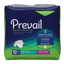 Load image into Gallery viewer, Unisex Adult Incontinence Brief Prevail® Bariatric Size B Disposable Heavy Absorbency