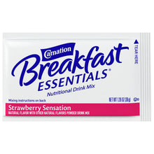 Load image into Gallery viewer, Oral Supplement Carnation® Breakfast Essentials® Strawberry Sensation Flavor Powder 36 Gram Individual Packet