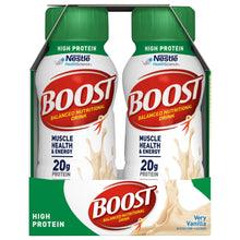 Load image into Gallery viewer, Oral Supplement Boost® High Protein Very Vanilla Flavor Ready to Use 8 oz. Bottle