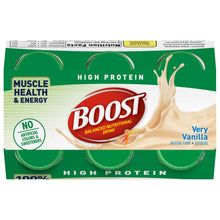 Load image into Gallery viewer, Oral Supplement Boost® High Protein Very Vanilla Flavor Ready to Use 8 oz. Bottle