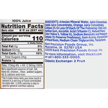 Load image into Gallery viewer, Thickened Beverage Thick-It® Clear Advantage® 8 oz. Bottle Orange Flavor Ready to Use Nectar Consistency