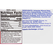 Load image into Gallery viewer, Thickened Beverage Thick-It® Clear Advantage® 8 oz. Bottle Apple Flavor Ready to Use Nectar Consistency