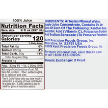 Load image into Gallery viewer, Thickened Beverage Thick-It® Clear Advantage® 8 oz. Bottle Apple Flavor Ready to Use Honey Consistency