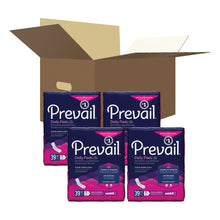 Load image into Gallery viewer, Bladder Control Pad Prevail® Daily Pads 13 Inch Length Heavy Absorbency Polymer Core One Size Fits Most Adult Female Disposable
