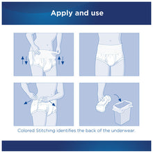 Load image into Gallery viewer, Unisex Adult Absorbent Underwear Attends® Overnight Pull On with Tear Away Seams Medium Disposable Heavy Absorbency
