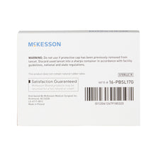 Load image into Gallery viewer, Lancet McKesson Fixed Depth Lancet Blade 2.0 mm Depth 17 Gauge Push Button Activated