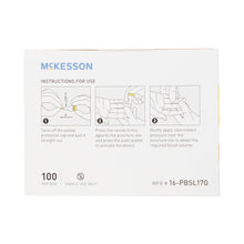 Load image into Gallery viewer, Lancet McKesson Fixed Depth Lancet Blade 2.0 mm Depth 17 Gauge Push Button Activated